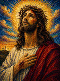 religieux/chrétien, portrait, pop art