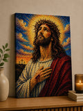 religieux/chrétien, portrait, pop art