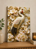 oiseau, fleurs, classique