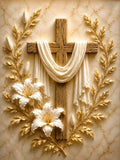 religieux/chrétien, fleurs, classique