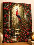 oiseau, fleurs, fantasy/féerique