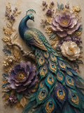 oiseau, fleurs, luxe/premium