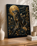 loup, paysage, contemporain