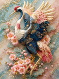 oiseau, fleurs, classique