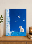 chat, minimaliste, contemporain