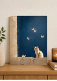 chat, minimaliste, contemporain