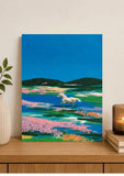 cheval, paysage, contemporain