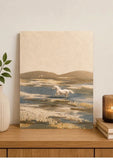 cheval, paysage, contemporain
