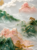 paysage, fleurs, contemporain