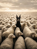 animal, paysage, photographique