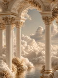 Toile Jardin des Nuages Impérial Tableau décoratif 30 x 40 cm