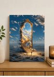 Toile Portail Vers l'Infini Tableau décoratif 30 x 40 cm