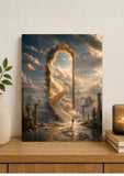 Toile Porte des Mondes Célestes Tableau décoratif 30 x 40 cm